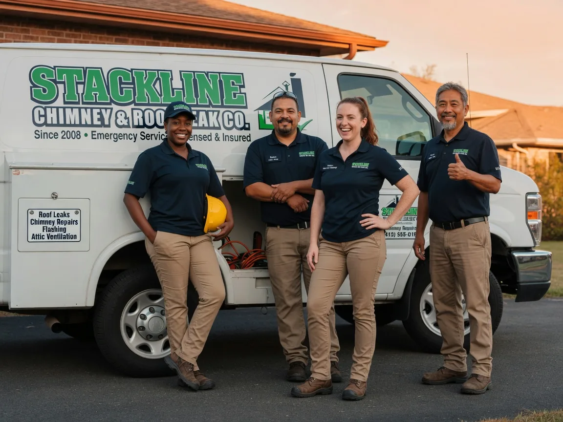 Chimney flashing repair company in Clear, AK
